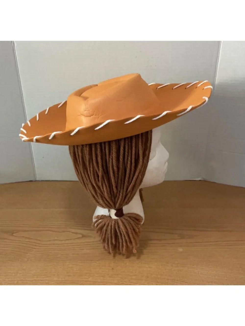 Rubies Yarn Babies Cowgirl Halloween Costume Sm 3-4 Yrs Hat Yarn Hair Dress Belt